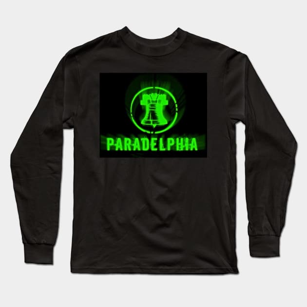 Retro Paradelphia Logo Long Sleeve T-Shirt by Paradelphia